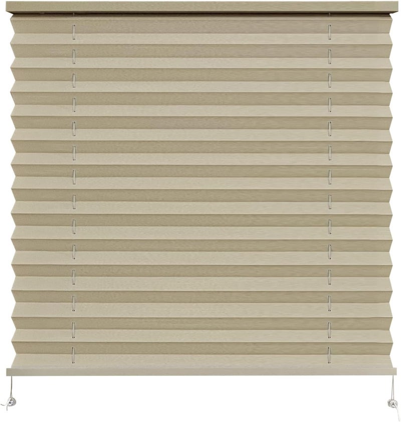 Dulepax RV Pleated Shades - 26" W x 24" L Cappuccino RV Window Shades for Camper, Travel Trailers, Motorhome's Window - Image 1
